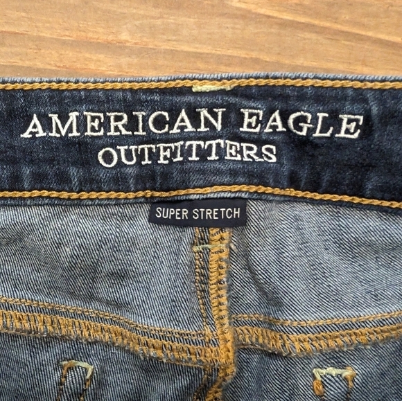 AMERICAN EAGLE Shortie Denim Jean Shorts - Picture 6 of 8